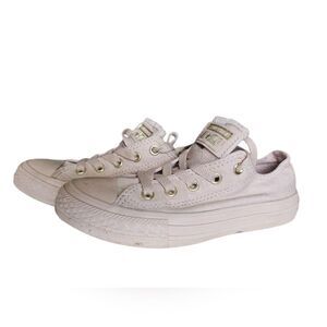 Converse Chuck Taylor All Star Sneakers Tennis Shoes Ox Barely Rose Youth Sz 12